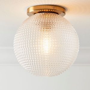 Edie prismatic flush mount from west elm - brand new!